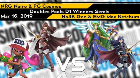 Smash Ultimate Collision 2019 Doubles Pools Nairo And Cosmos Vs Gen