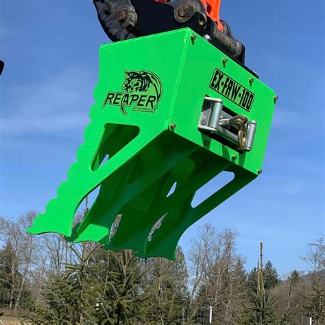 Reaper Excavator Forestry Winch Grapple Skid Steer Solutions
