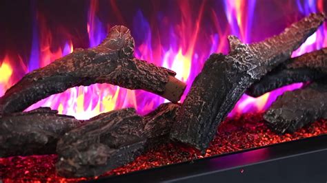 It includes a 1400 watt heater (rated over 4700 btus/hour). Amantii 50-TRV-SLIM Electric Fireplace (video 2) - YouTube