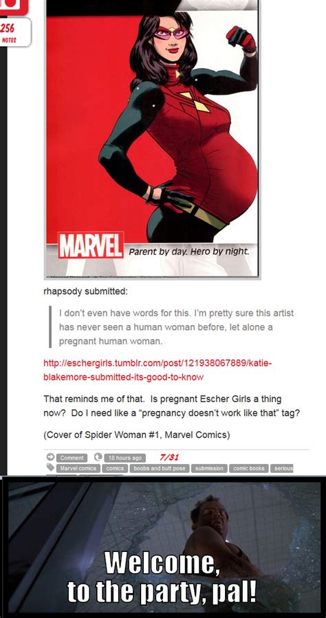 Pregnant Spider Woman Marvel Comics Know Your Meme