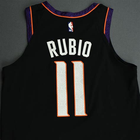Ricky Rubio Phoenix Suns Game Worn City Edition Jersey Double