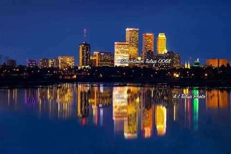Tulsa Cityscape And Downtown Skyline Prints Posters Photos Canvas