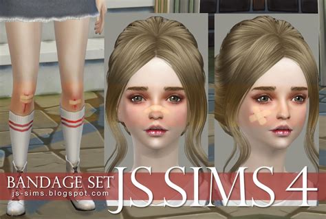 My Sims 4 Blog Bandages By Js Sims 4