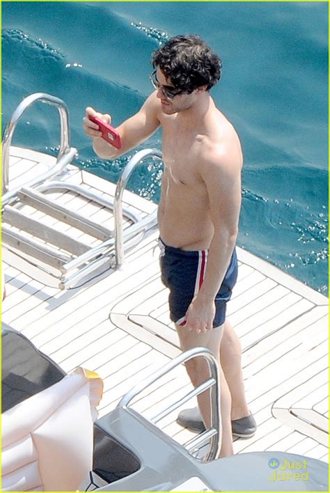 Full Sized Photo Of Darren Criss Mia Swier Italy Poolside Vacation Darren Criss Mia Swier