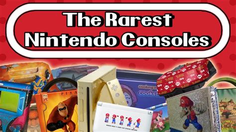 The Rarest Nintendo Consoles Youtube