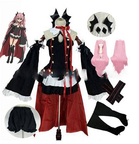 anime seraph the end owari no krul tepes uniform cosplay costume full set dress outfit