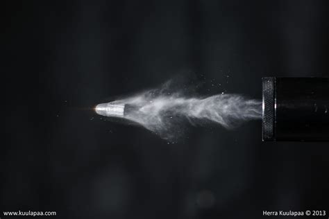 High Speed Photography Bullet Leaving Silencer High Spee Flickr