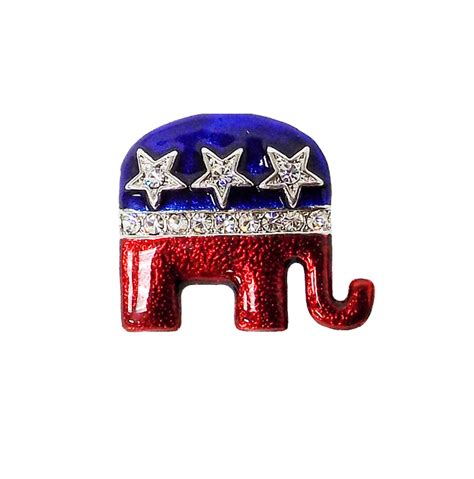 Elegant Elephant Pin The George Bush Museum Store