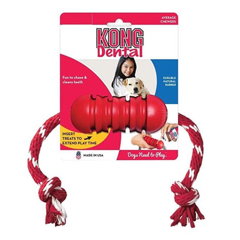 Kong Dental With Rope Gopetchile