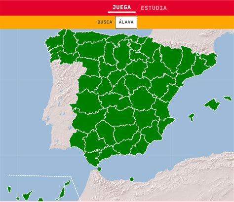 Sintético 101 Foto Mapa Mudo De Las Provincias De España Para Imprimir