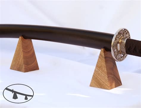 Minimalist Wooden Sword Stand Multi Length Sword Holder Etsy