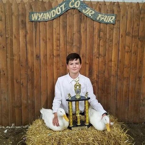 Mason Bouillon Won Reserve Grand Champion At The Wyandot County Fair