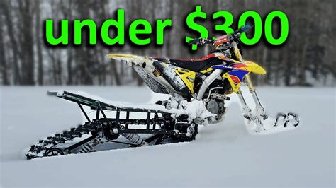 This Crazy Timbersled Snow Bike Was Built Under 300 Youtube