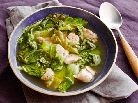 Remove a quarter of the beans, puree and then return them to the pan. Easy Chicken-Escarole Soup Recipe | Food Network Kitchen | Food Network