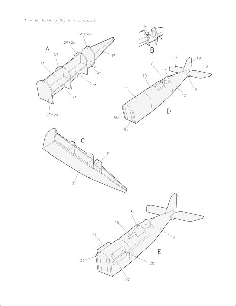 172 Royal Aircraft Factory Se5 Lthj Burden Paper Model Ecardmodels