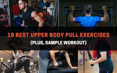 18 Best Upper Body Pull Exercises Plus Sample Workout