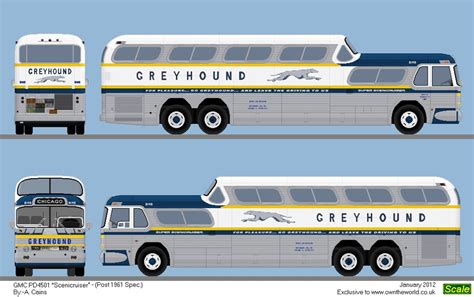 Our autocad file will complement any of your projects. GM PD4501 Greyhound | Based on a Raymond Loewy styled ...