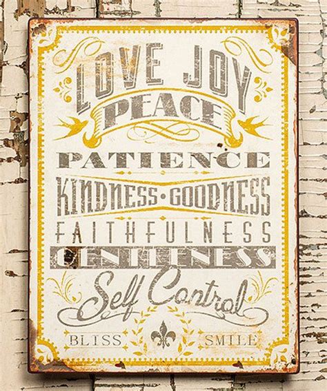 Look What I Found On Zulily Love Joy And Peace Wall Sign