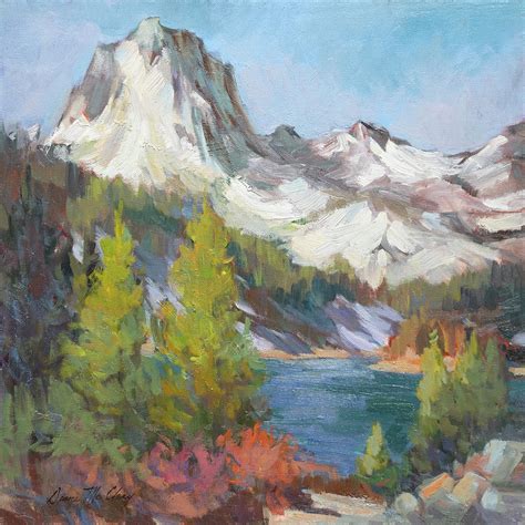 South Lake Sierra Nevada Mountains Painting By Diane Mcclary Pixels