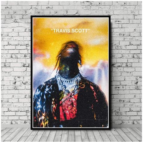 Vgsd Travis Scott Music Rap Rapper Poster Wall Art Picture Prints