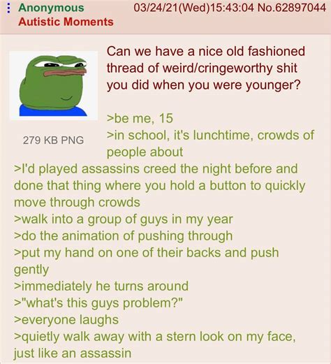 Anon Has The Tism R Greentext Greentext Stories Know Your Meme