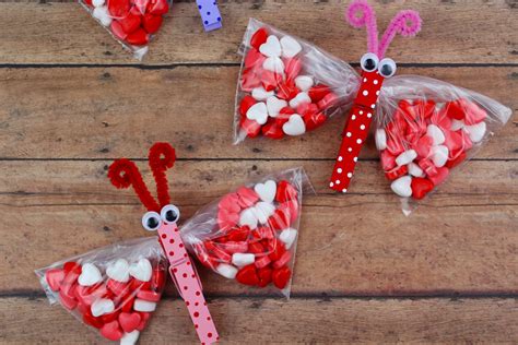 Butterfly Valentines Day Treat Bags Extreme Couponing Mom