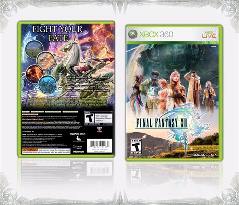 Final Fantasy Xiii Xbox 360 Box Art Cover By Moebius