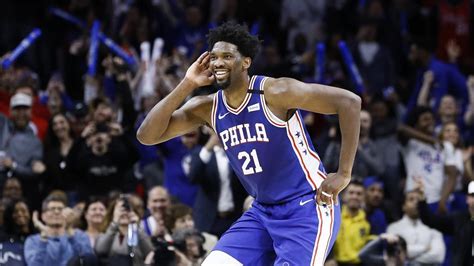 Embiid powers through double team for a reverse layup. Joel Embiid scores career-high 49 as 76ers beat Hawks
