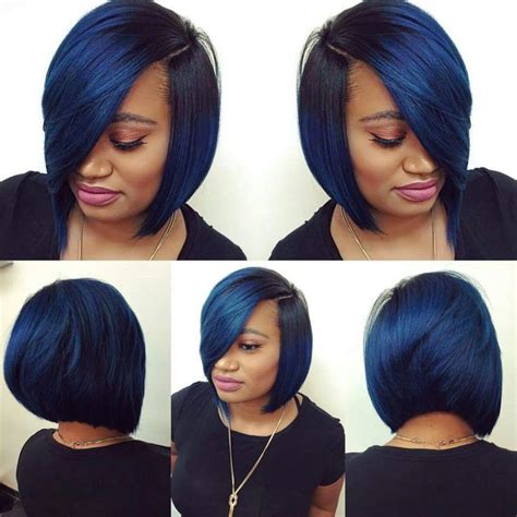 That Blue Bob 😍💙 Short Hair Styles Bob Hairstyles Hair Inspiration