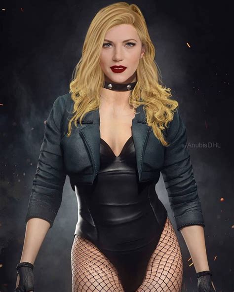 Kevin On Instagram “i Edited A Previously Edited Image Of Katie Cassidy As Black Canary I