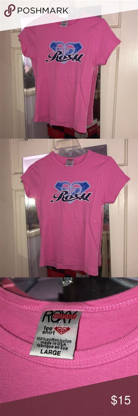 Pink Roxy T Shirt Clothes Design Roxy Tops Fashion