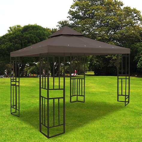 (1) replacement canopy for the jaclyn smith elmhurst gazebo fabric: 12x12' Gazebo Canopy Top Replacement 2-Tier Pavilion ...