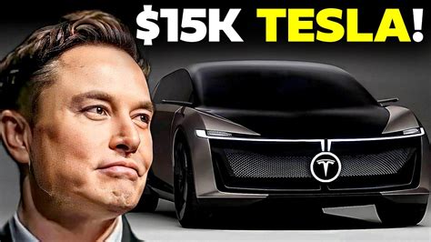 Elon Musk Finally Reveals Release Date Of Teslas Cheapest Car At 15k