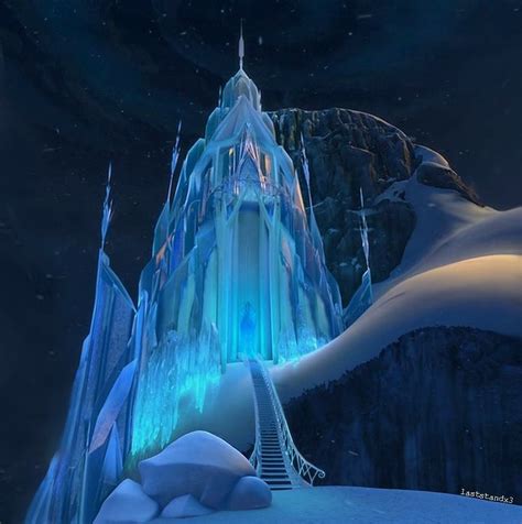 Elsas Ice Castle Frozen Disney Movie Ice Castles Frozen Castle