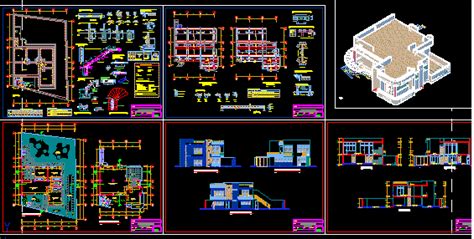 Duplex House Atelier 3d Dwg Section For Autocad Designs Cad