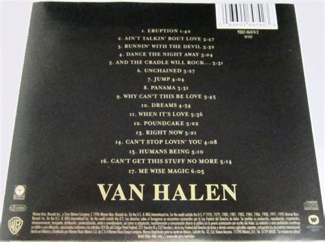 Van Halen Best Of Volume 1 Cd Mercado Libre