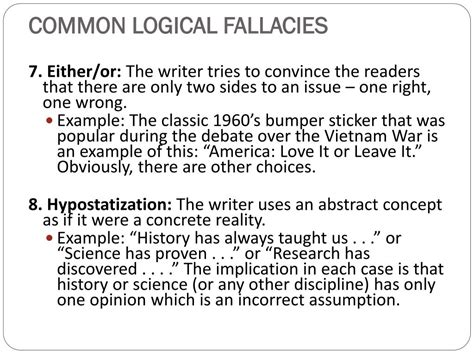 Ppt Logical Fallacies Powerpoint Presentation Free Download Id2238264