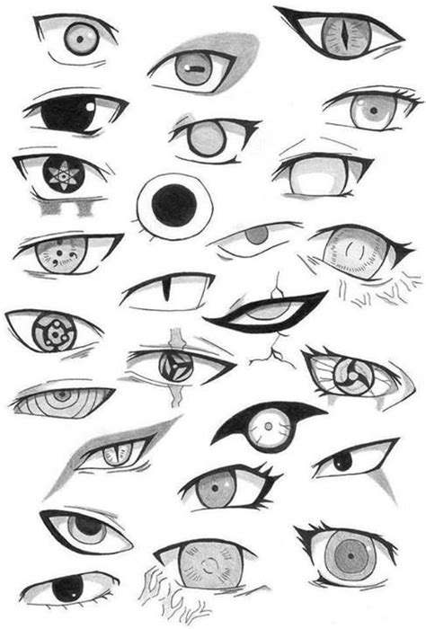 Naruto Manga Eyes Naruto Eyes Anime Drawings Tutorials