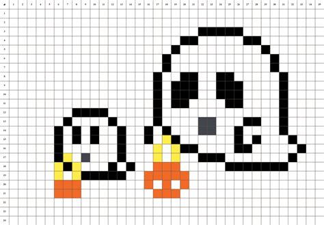 Fantômes Dhalloween • Pixel Art
