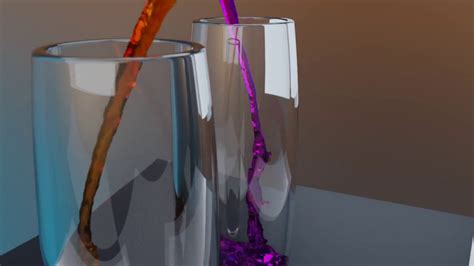 Blender Liquids Glass Animation Youtube