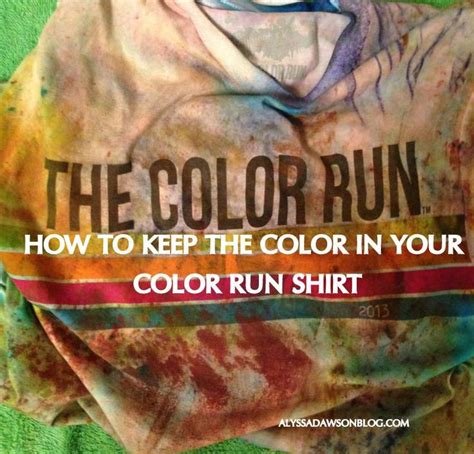 Be sure to test a small area of the clothing first to check it won't be affected by the vinegar. 1000+ images about Color Run on Pinterest