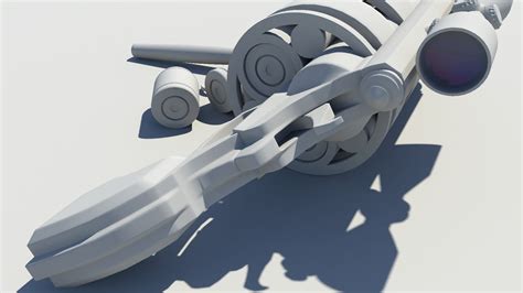 Concept Art Heavy Gun Wip 3d Modeling On Behance