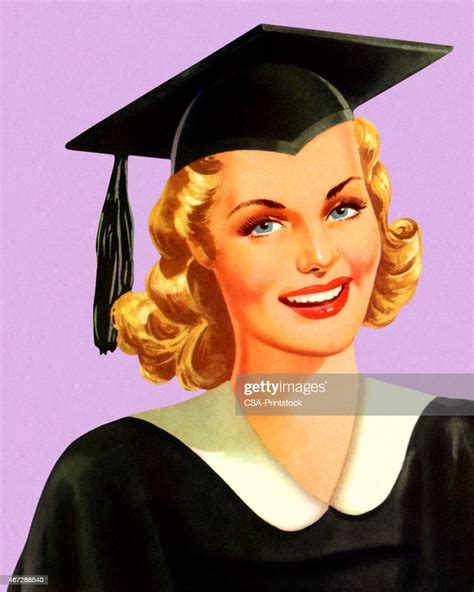 Graduate Wearing Cap And Gown High Res Vector Graphic Getty Images