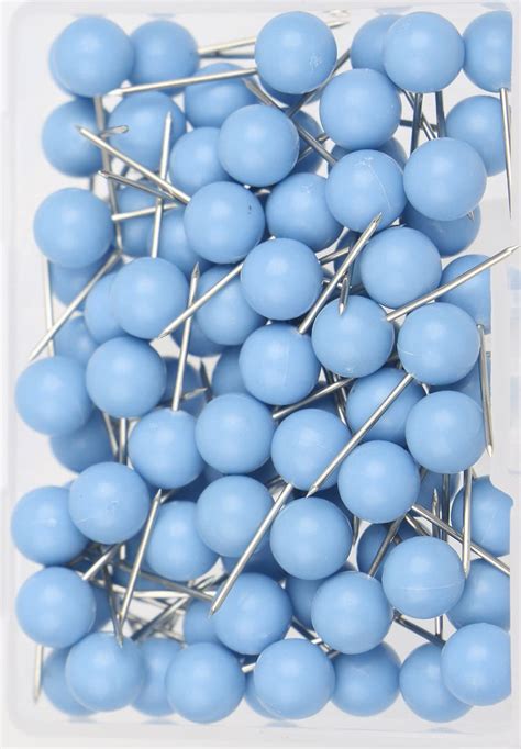4mm Map Tacks Push Pins Plastic Head With Steel Point 500 Pieces Q6m7