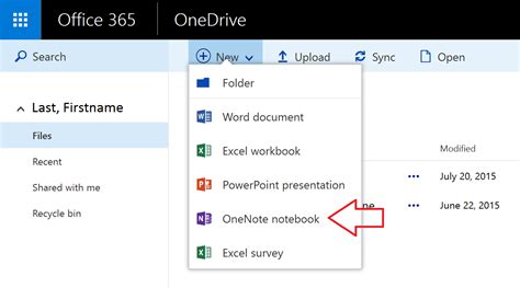 Office 365 Onenote Online How To Create A New Notebook