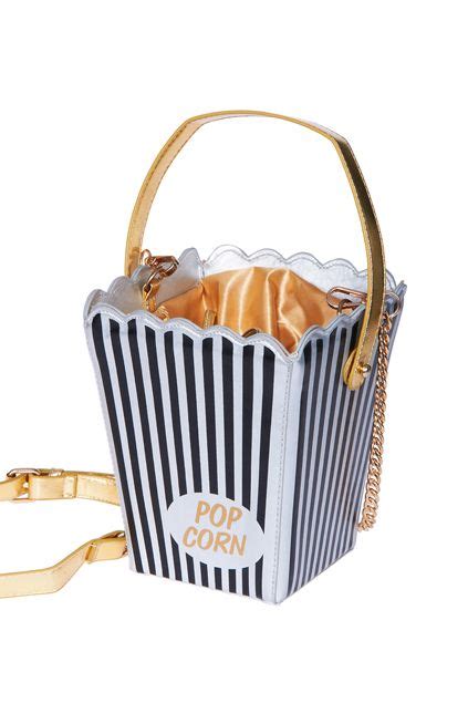 Popcorn Box Shaped Bag In 2020 Unique Purses Trendy Purses Novelty Bags