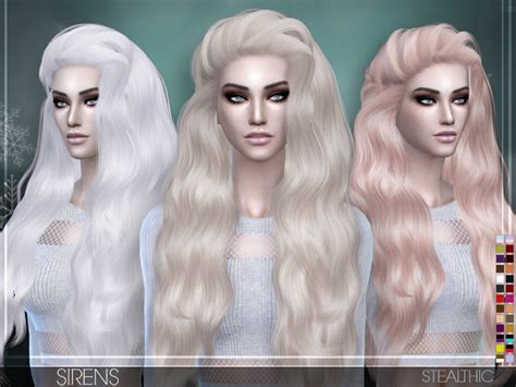 Stealthic Sirens Female Hair The Sims 4 Catalog