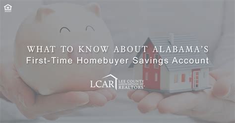 What to Know About Alabama's First-Time Homebuyer Savings Account - Lee