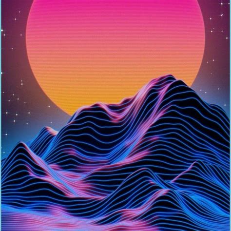 Vaporwave Sunset Wallpaper
