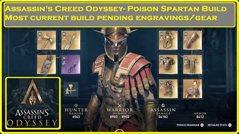 Assassins Creed Odyssey Poison War Spartan Build Youtube